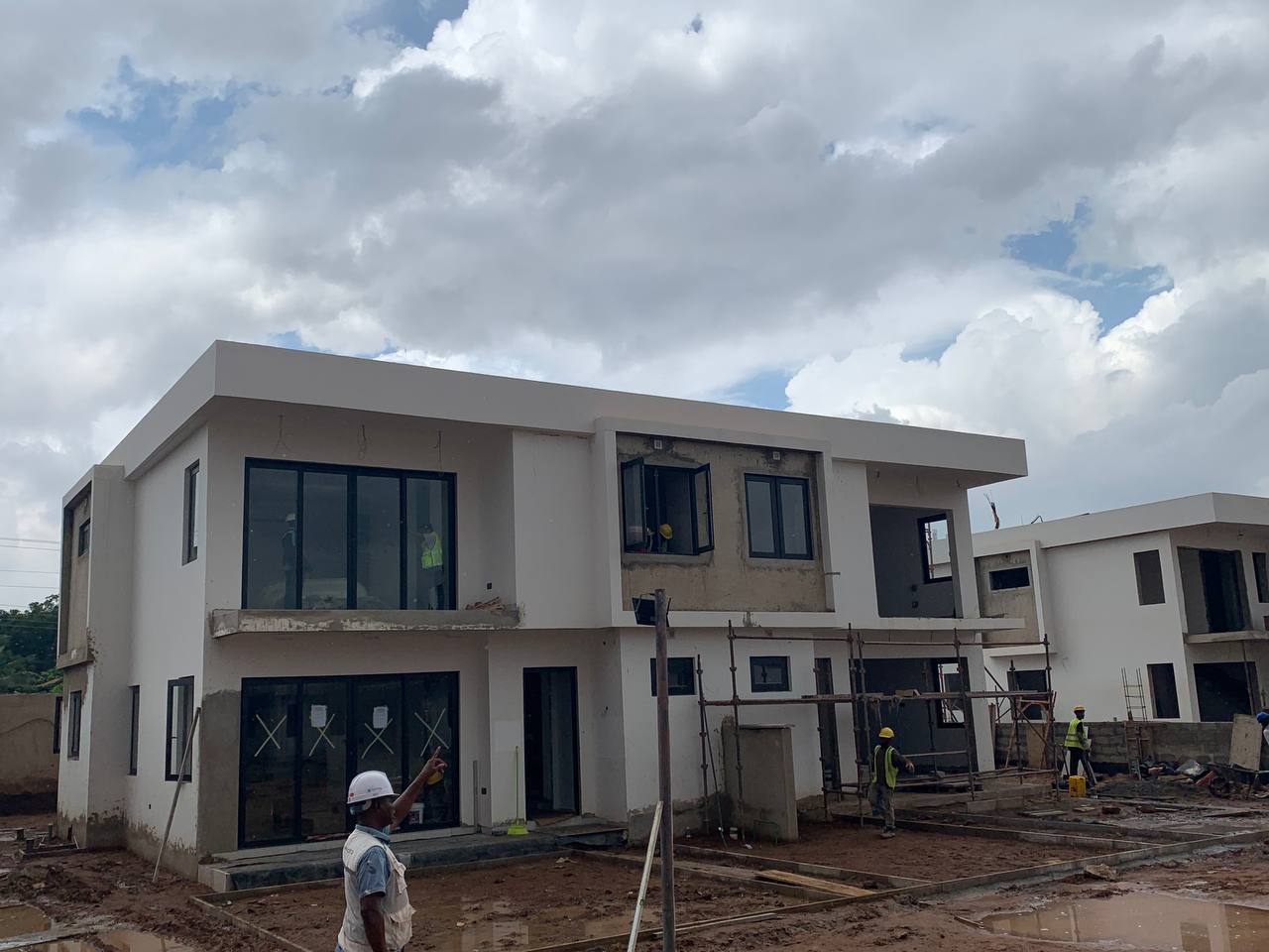 Completed NOBSED residential building in Accra