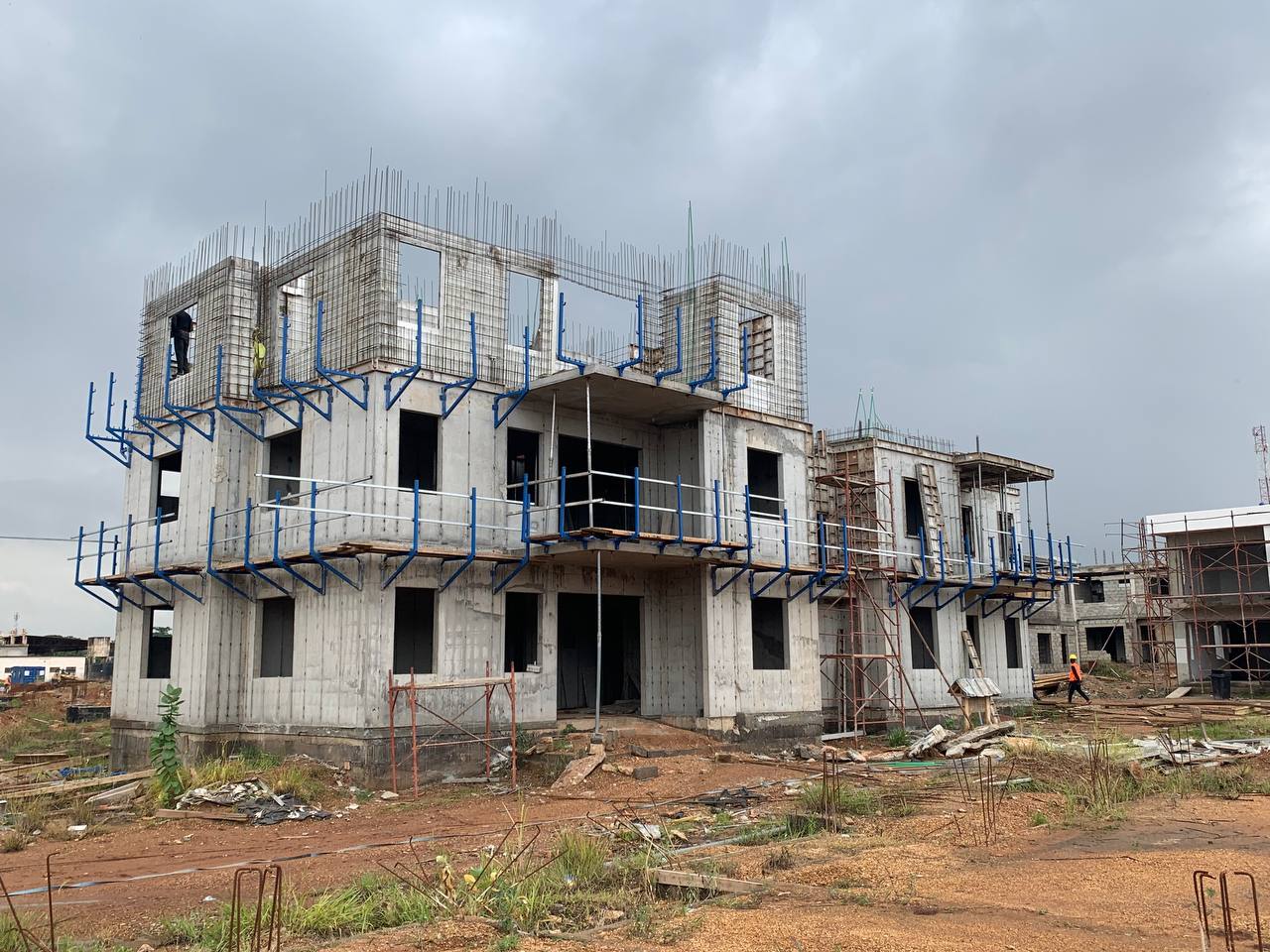 Multi-storey building under construction