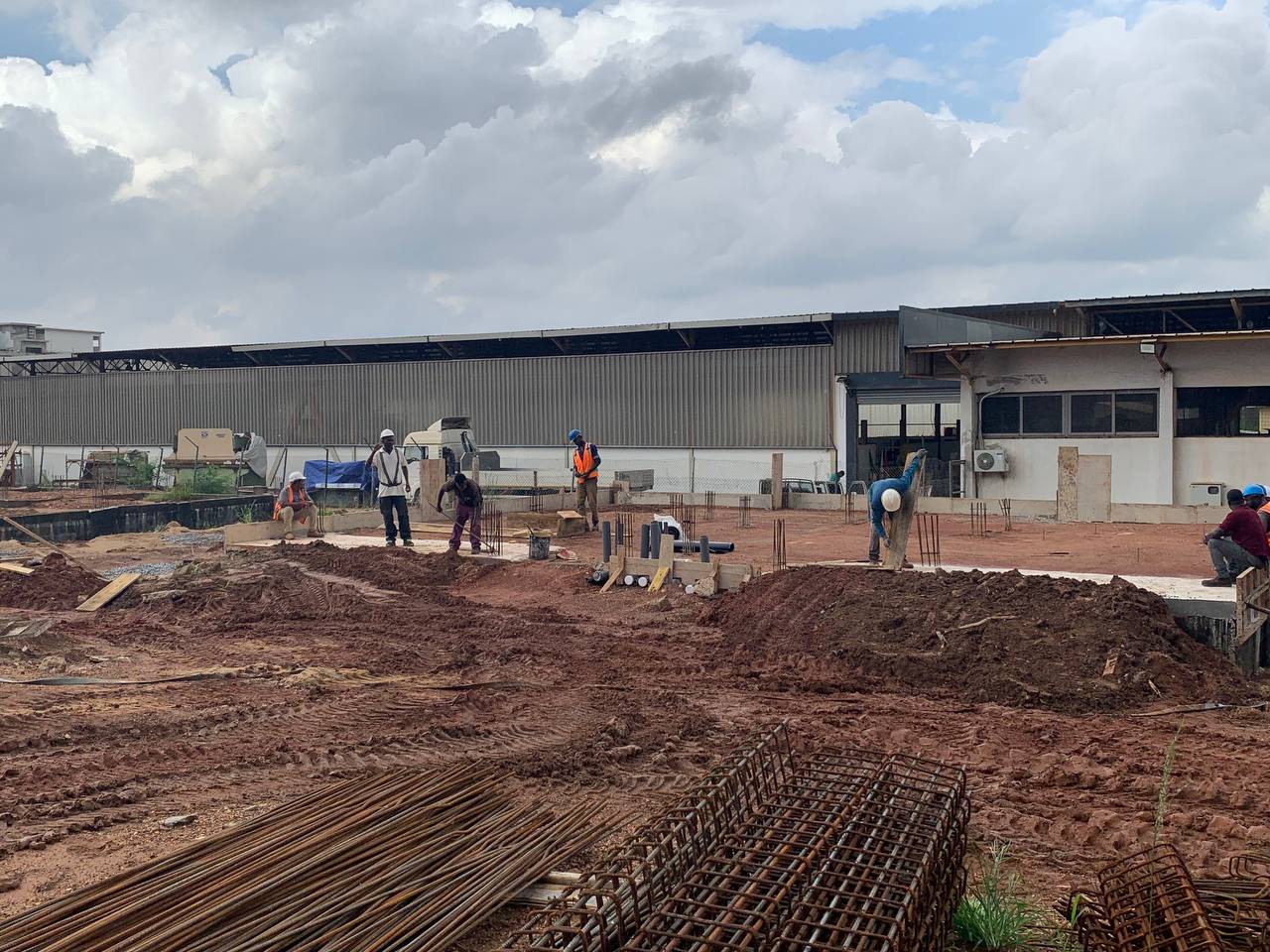 Industrial warehouse structure