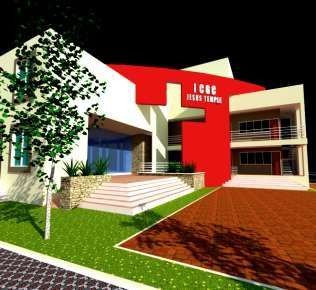 3D render of ICGC temple
