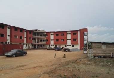 Completed apartment block