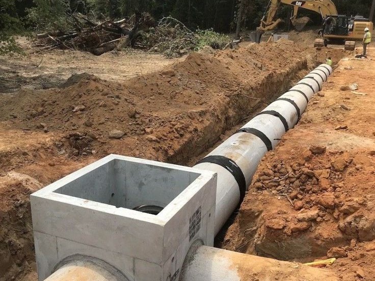 Drainage and sewage works